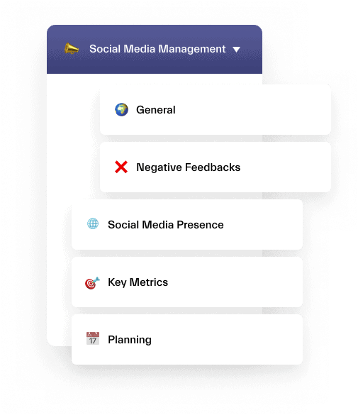 Social Media Management Microsoft Teams template nBold