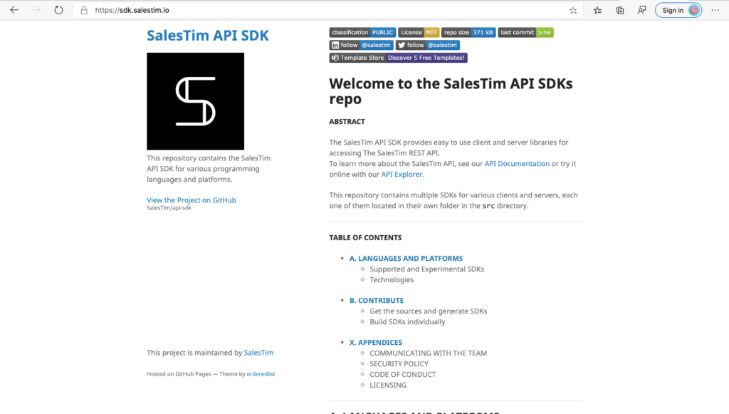 SalesTim_SDK