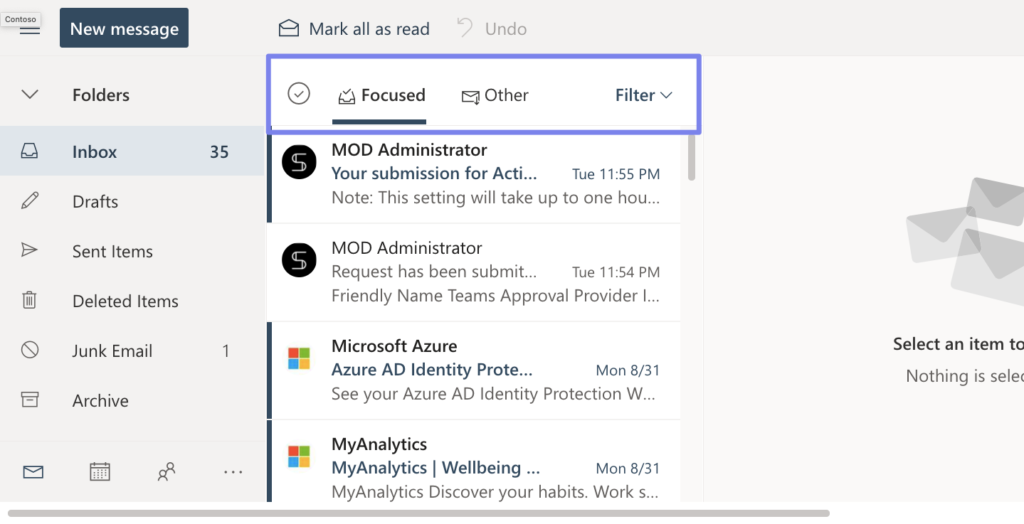 Message from Microsoft Teams to Outlook email address