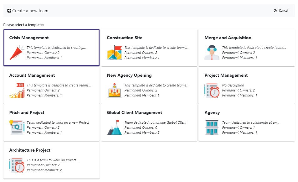 Create a Crisis Management Team