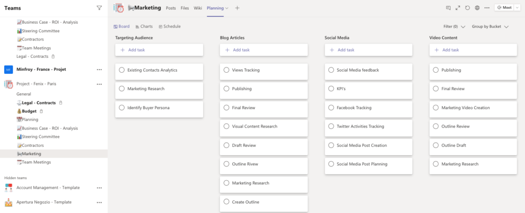 Microsoft Teams and Planner