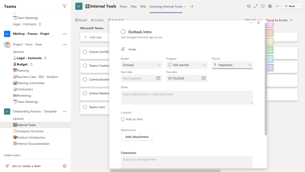 Microsoft Teams with Planner