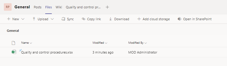 microsoft teams pharmaceutical quality and control file
