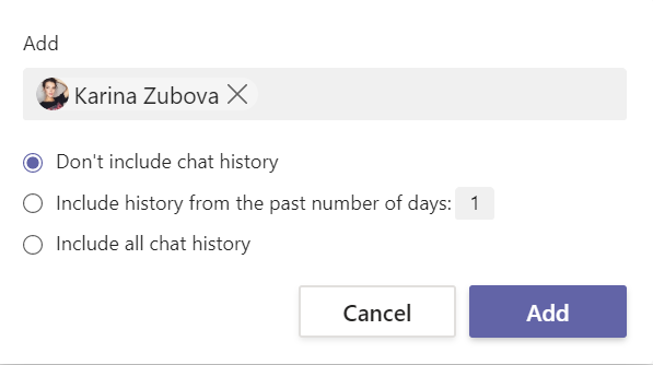 chat history in microsoft teams