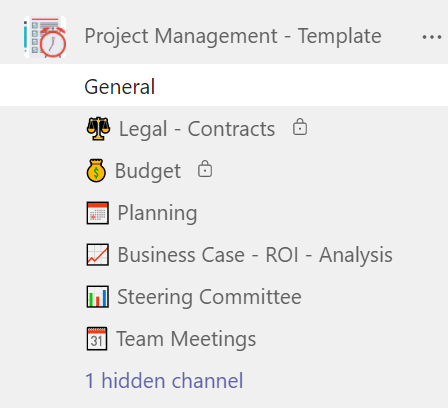 Project Management Teams Template