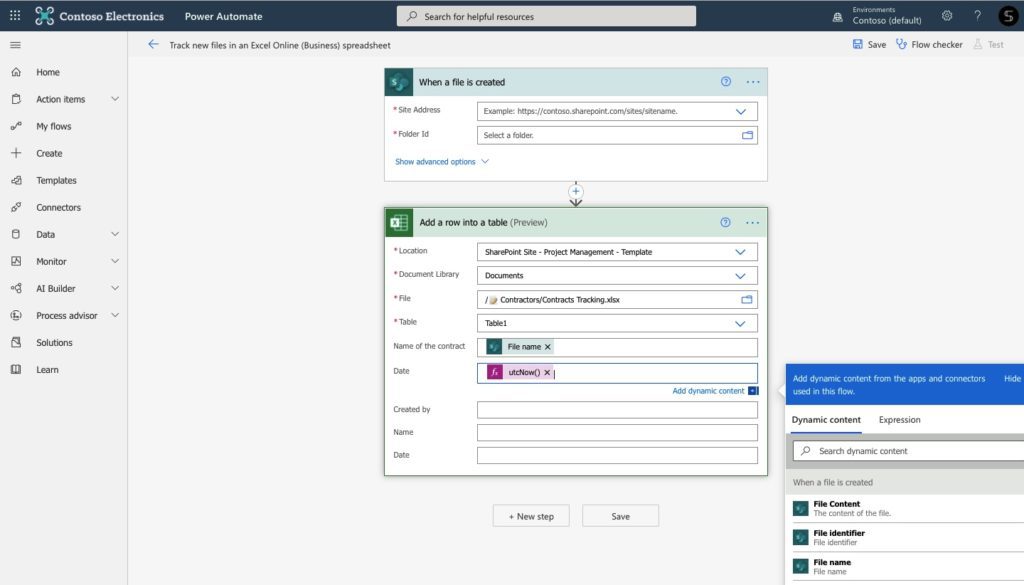 Excel Power Automate