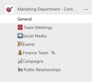 shared channels in Microsoft Teams