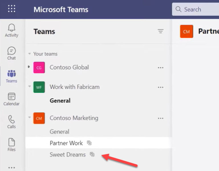 Shared Channels Microsoft Teams