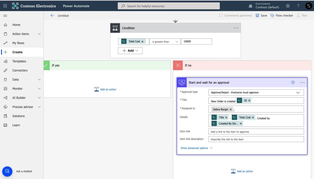 multistage approval power automate