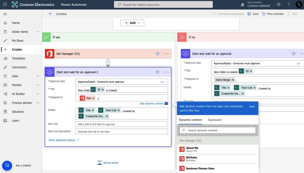 multistage approval power automate