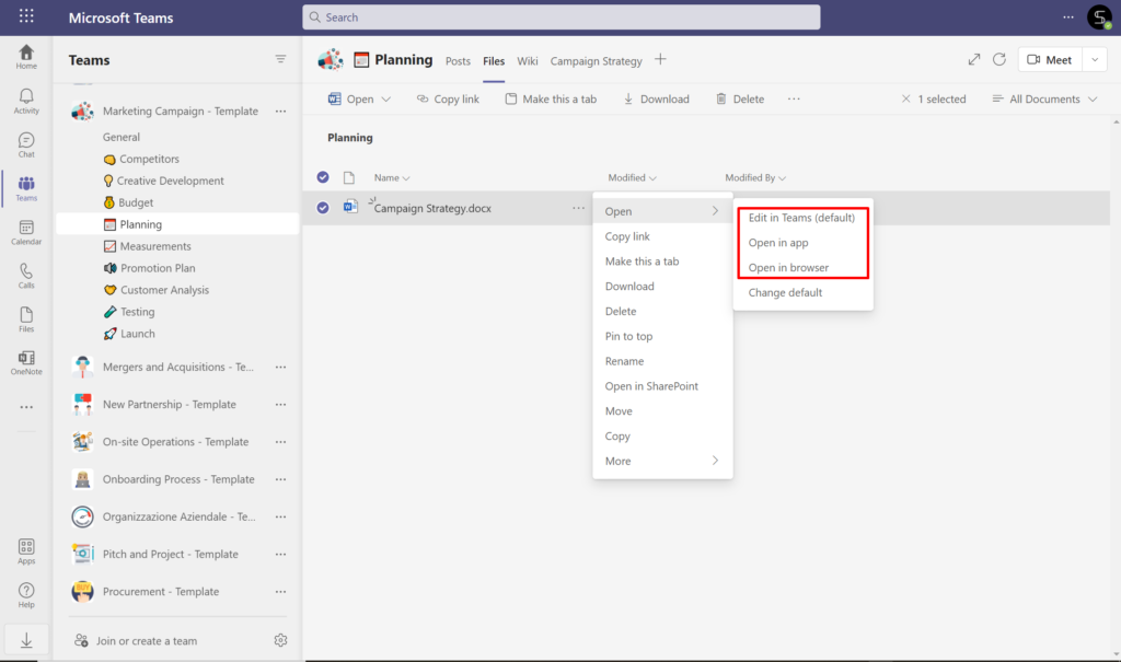 Collaborate on documents in Microsoft Teams