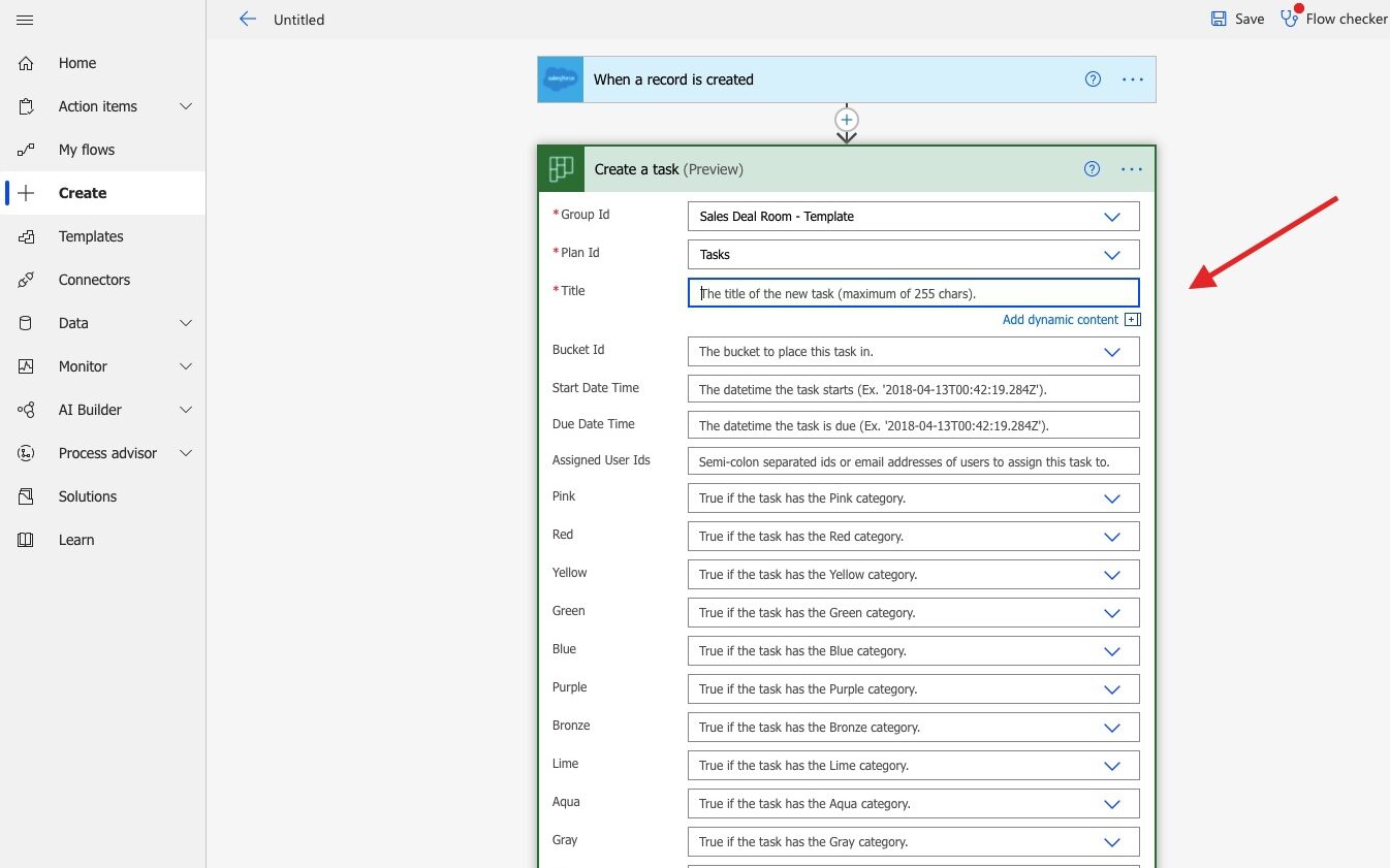 Power Automate Planner Salesforce