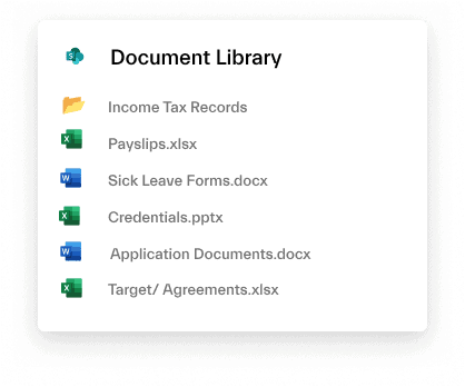 Document Library for HR in Microsoft Teams