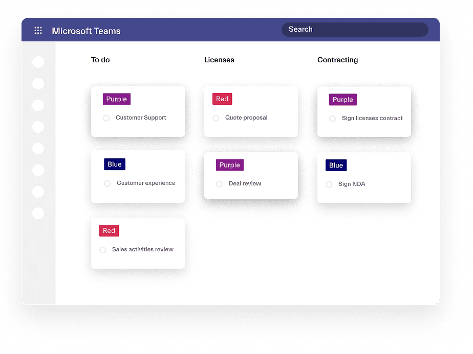 Key Account Tasks with Microsoft Teams nBold