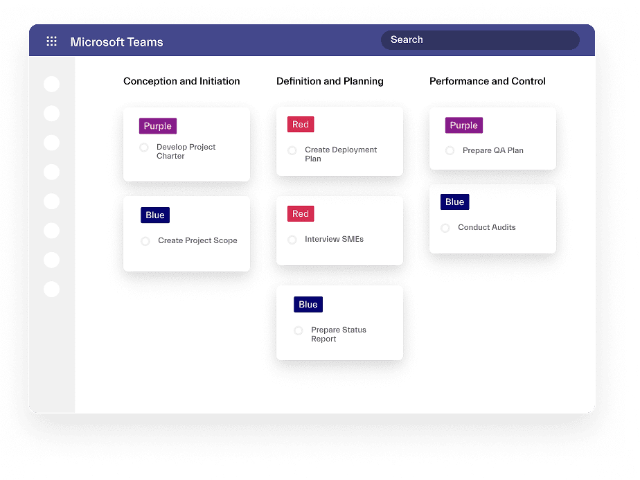 Project Manager Tasks with Microsoft Teams nBold